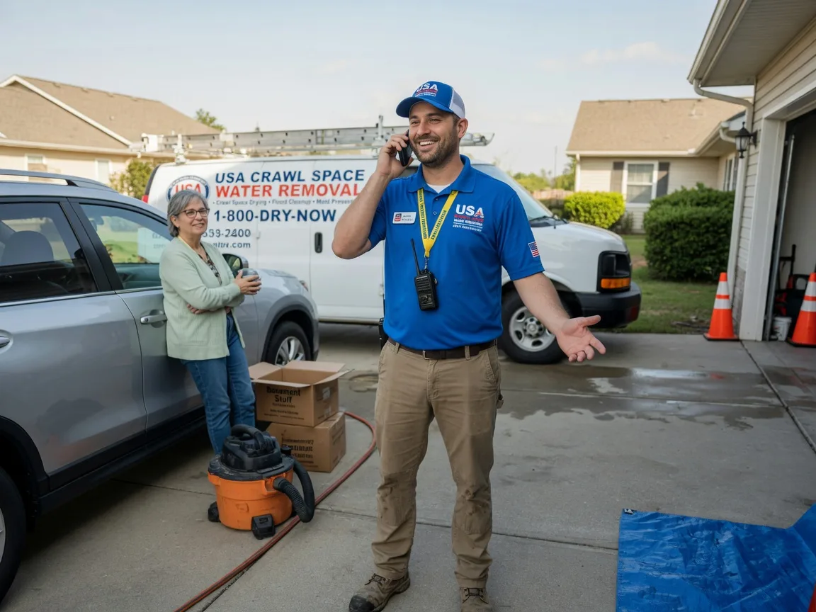 Crawl Space Water Removal Dameron, MD FAQs
